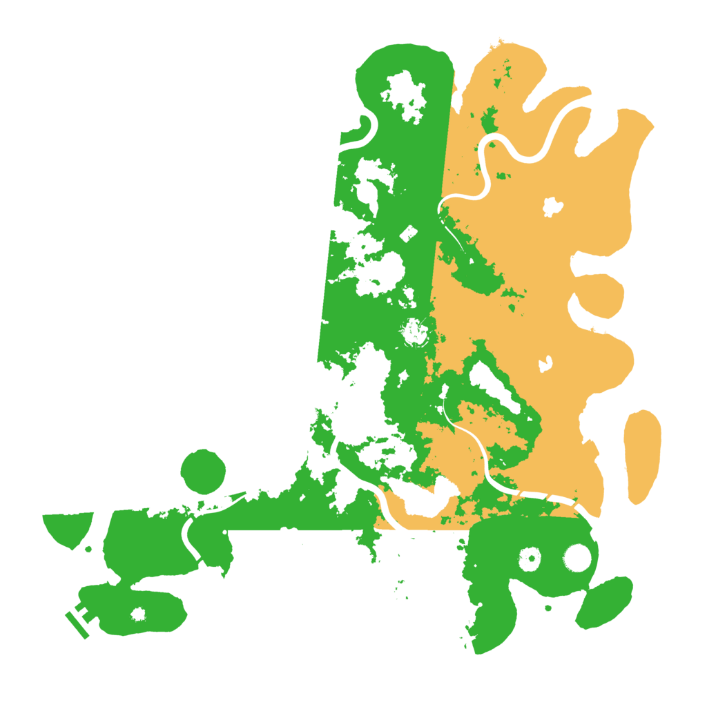 Biome Rust Map: Procedural Map, Size: 4500, Seed: 729620456