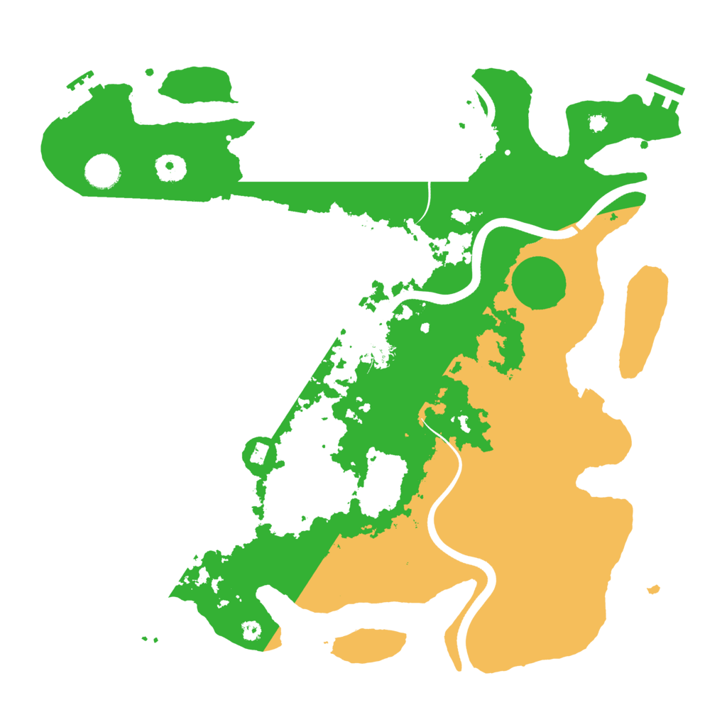 Biome Rust Map: Procedural Map, Size: 3700, Seed: 1717872226