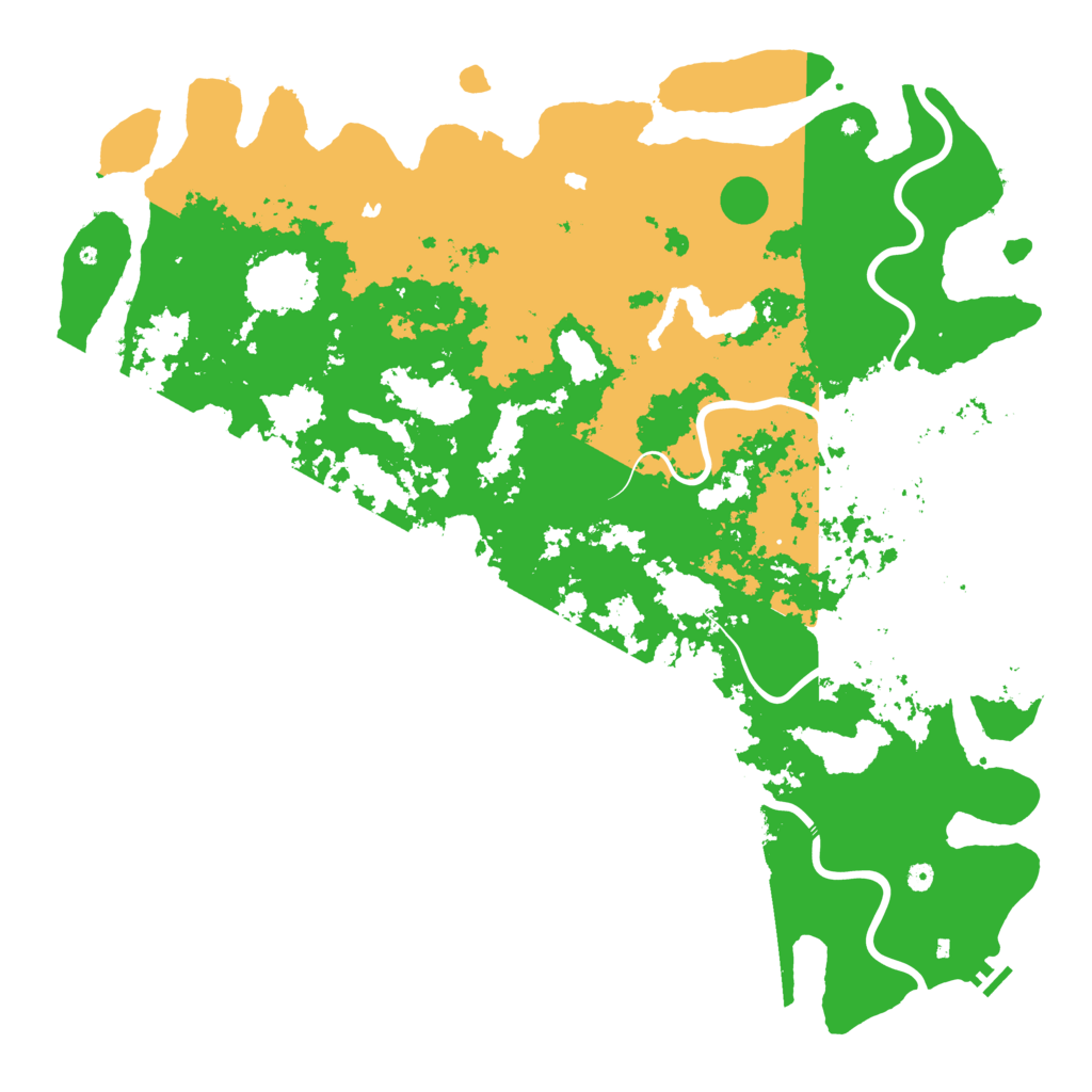 Biome Rust Map: Procedural Map, Size: 6000, Seed: 383038627