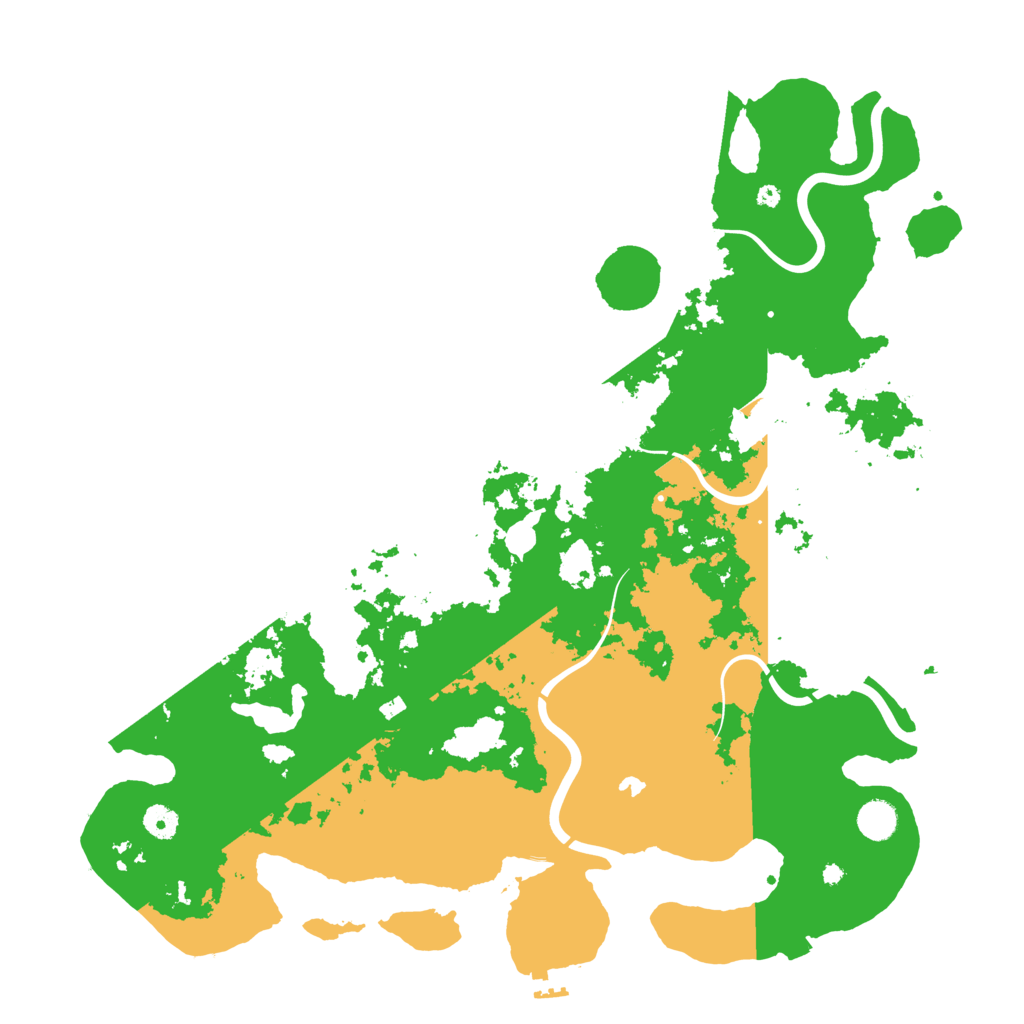 Biome Rust Map: Procedural Map, Size: 4500, Seed: 351215