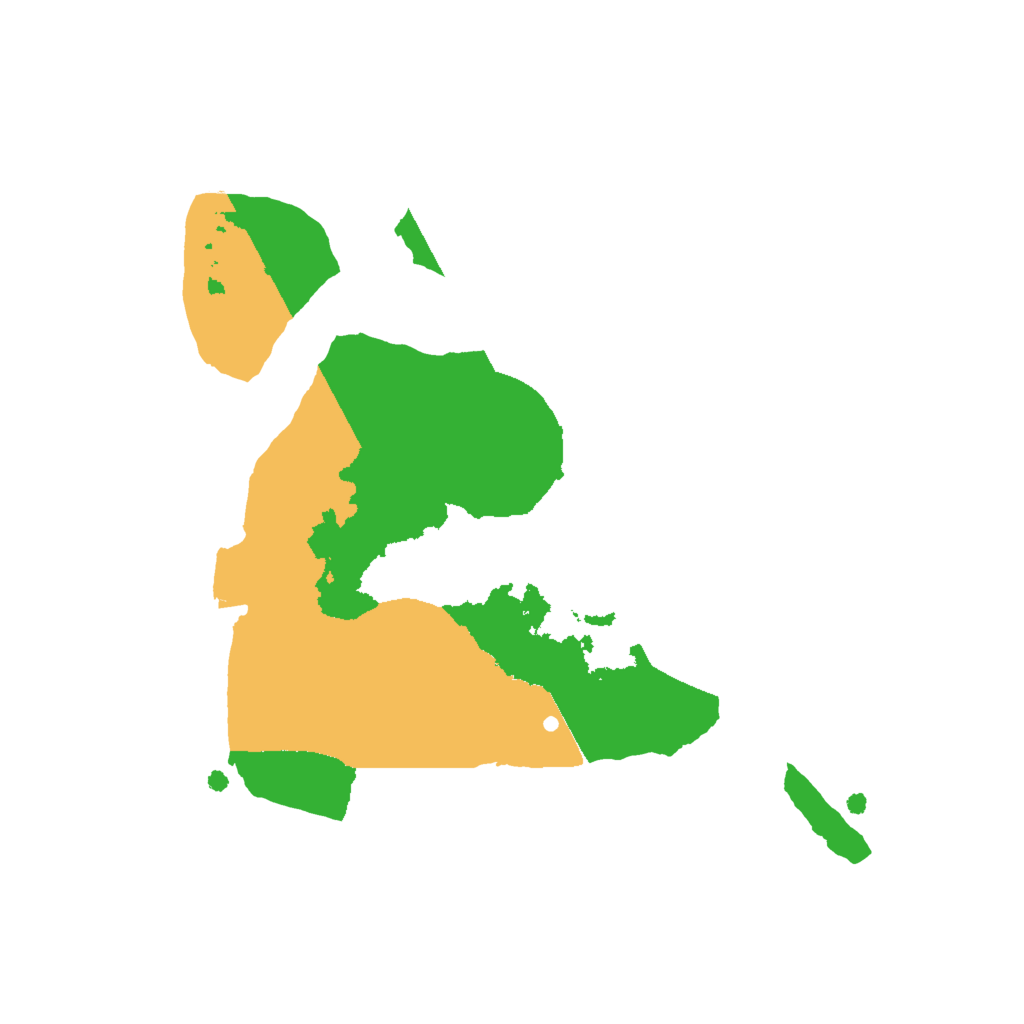 Biome Rust Map: Procedural Map, Size: 2000, Seed: 695090522