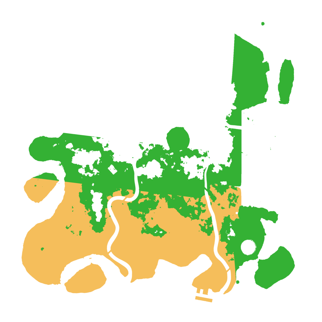 Biome Rust Map: Procedural Map, Size: 3800, Seed: 594827755