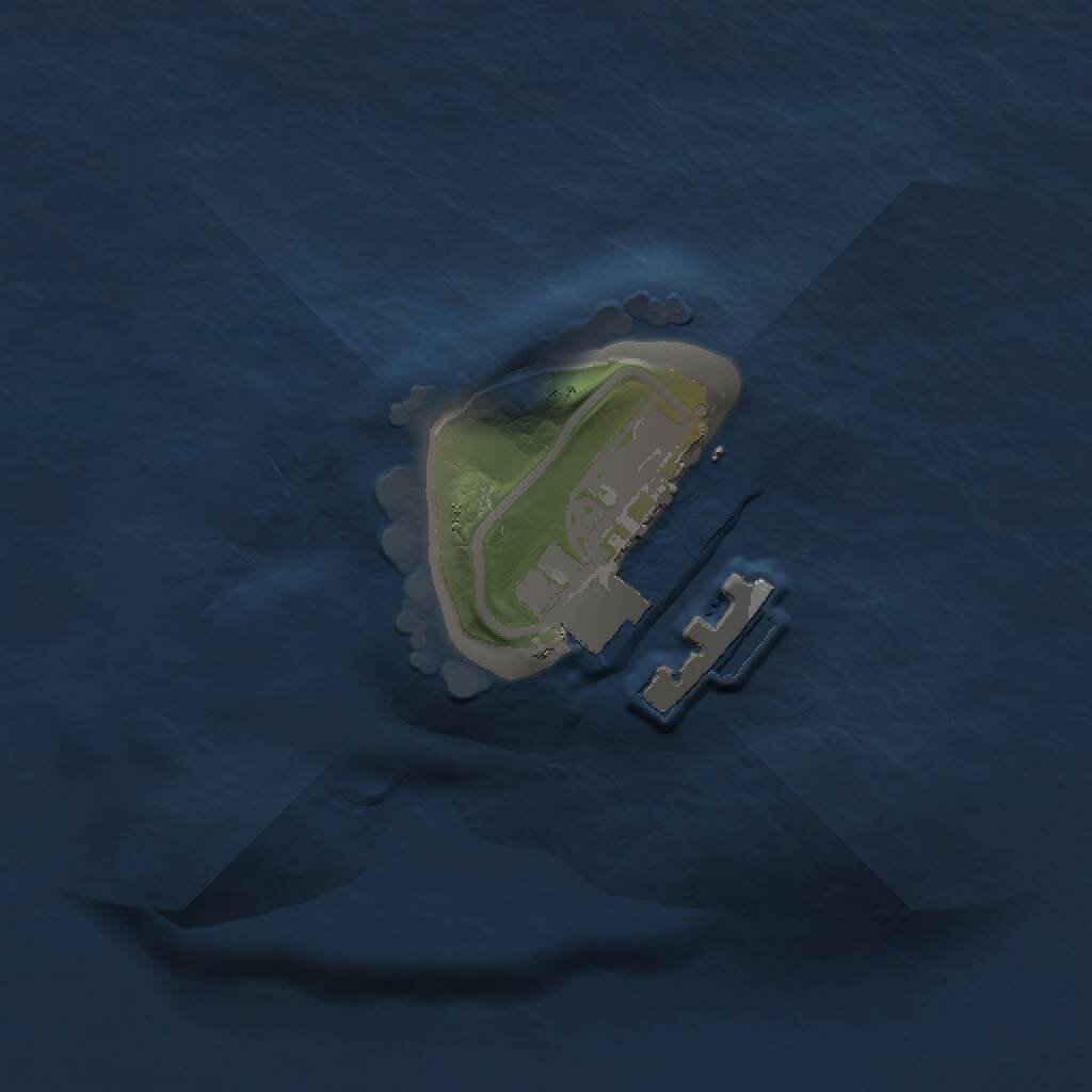 Rust Map: Procedural Map, Size: 1000, Seed: 1547059085, 2 Monuments