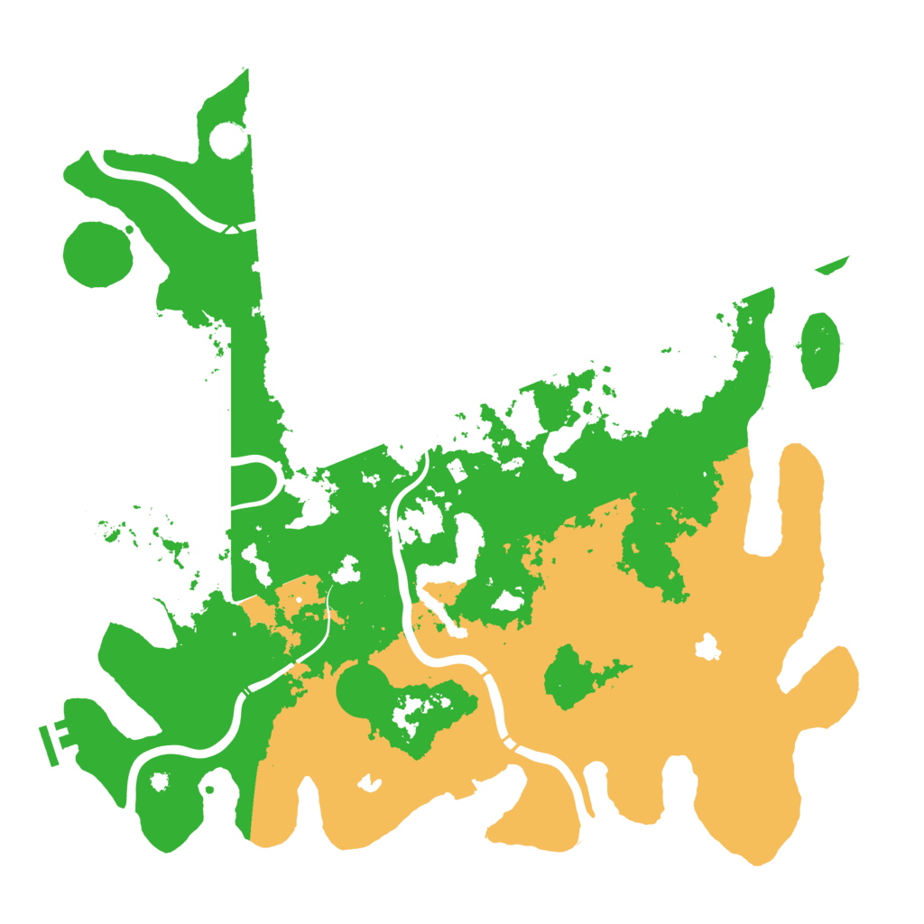 Biome Rust Map: Procedural Map, Size: 4500, Seed: 547515507