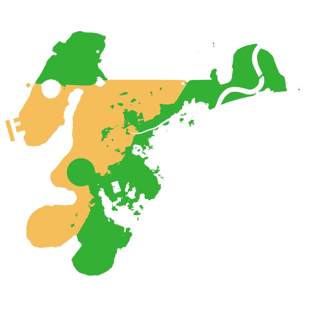 Biome Rust Map: Procedural Map, Size: 3000, Seed: 2115533211