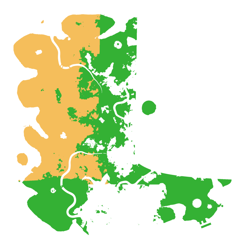 Biome Rust Map: Procedural Map, Size: 4750, Seed: 1350786546