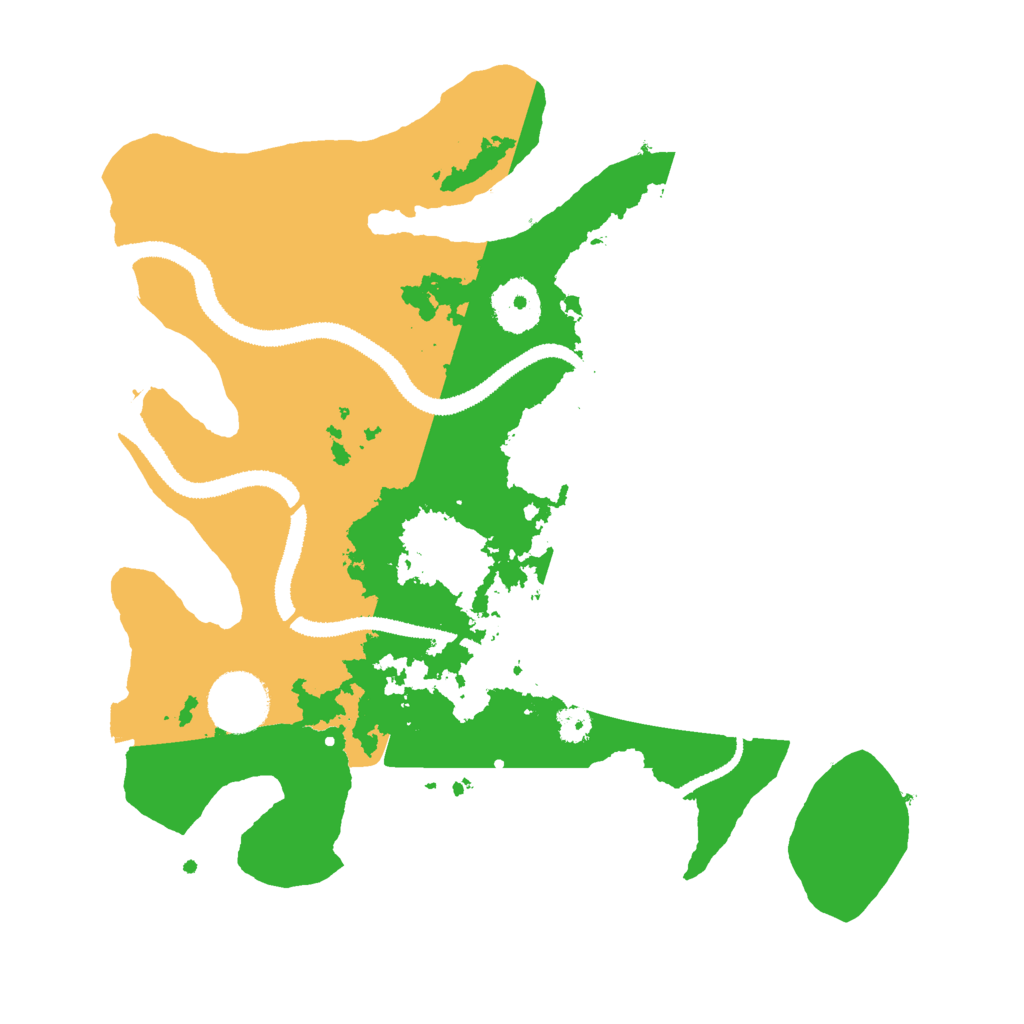 Biome Rust Map: Procedural Map, Size: 3000, Seed: 347669768