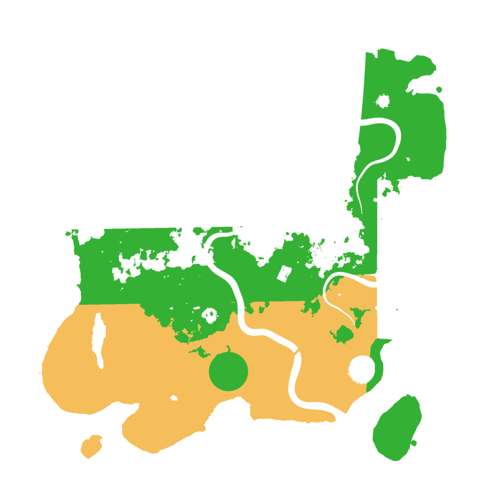 Biome Rust Map: Procedural Map, Size: 3400, Seed: 1899693224