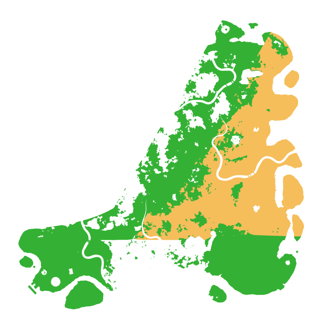 Biome Rust Map: Procedural Map, Size: 6000, Seed: 653141839