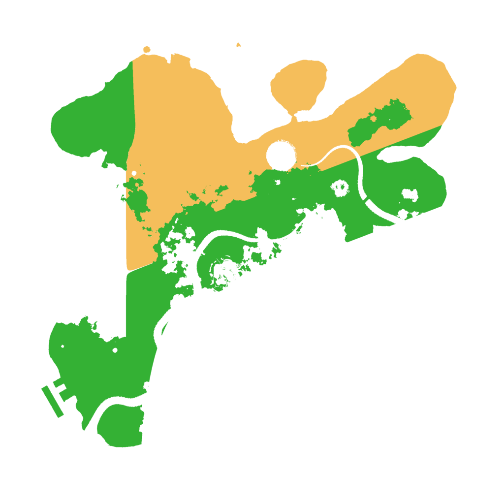 Biome Rust Map: Procedural Map, Size: 3000, Seed: 25339622