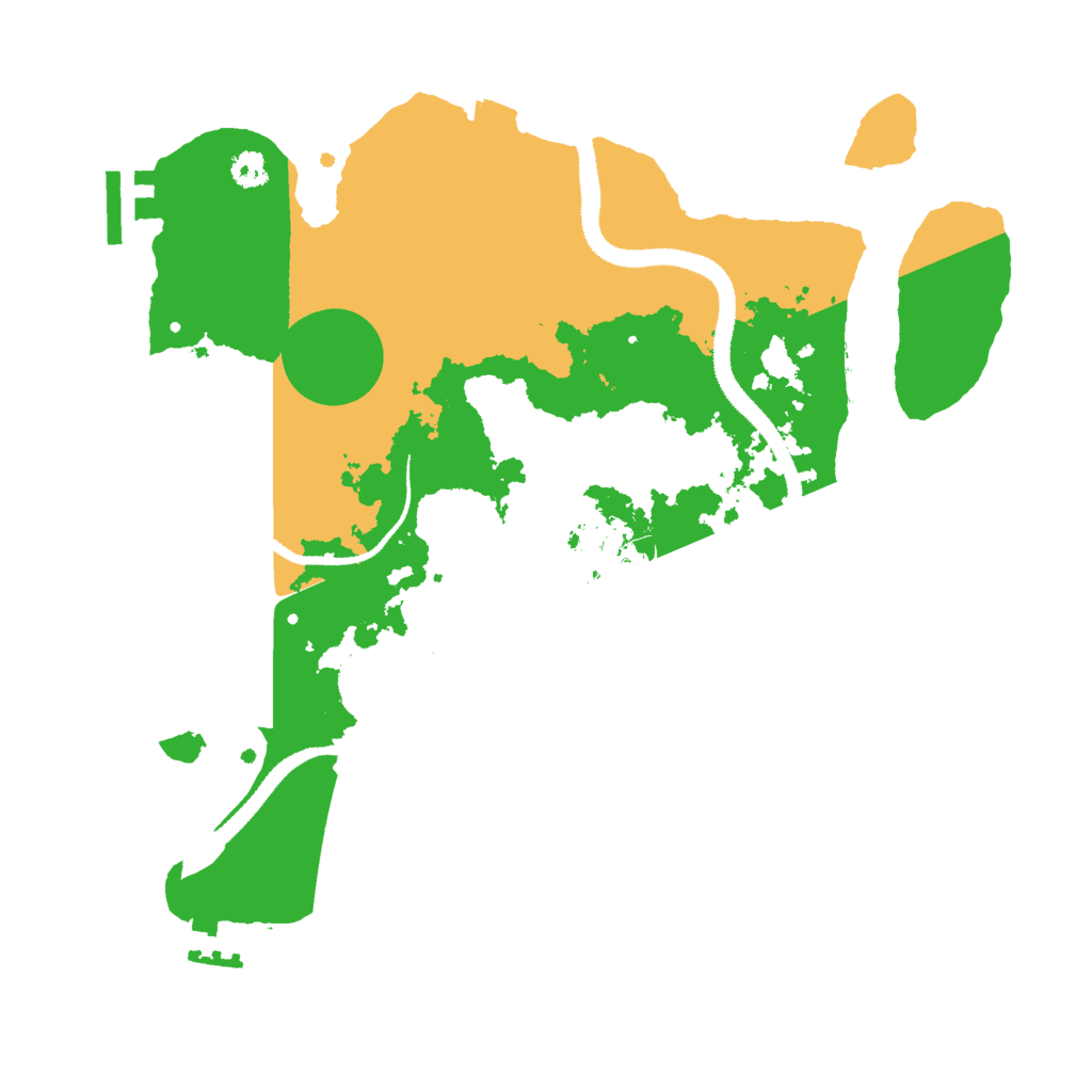 Biome Rust Map: Procedural Map, Size: 3000, Seed: 7015863