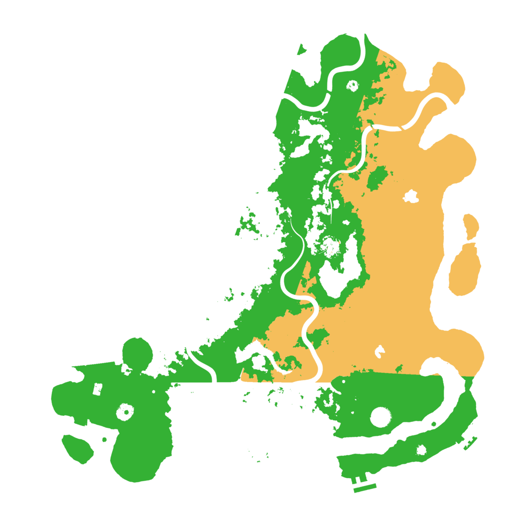 Biome Rust Map: Procedural Map, Size: 4500, Seed: 287953796