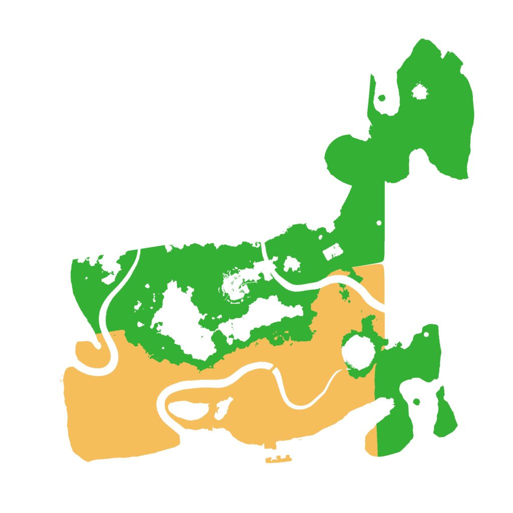 Biome Rust Map: Procedural Map, Size: 3000, Seed: 1549065662
