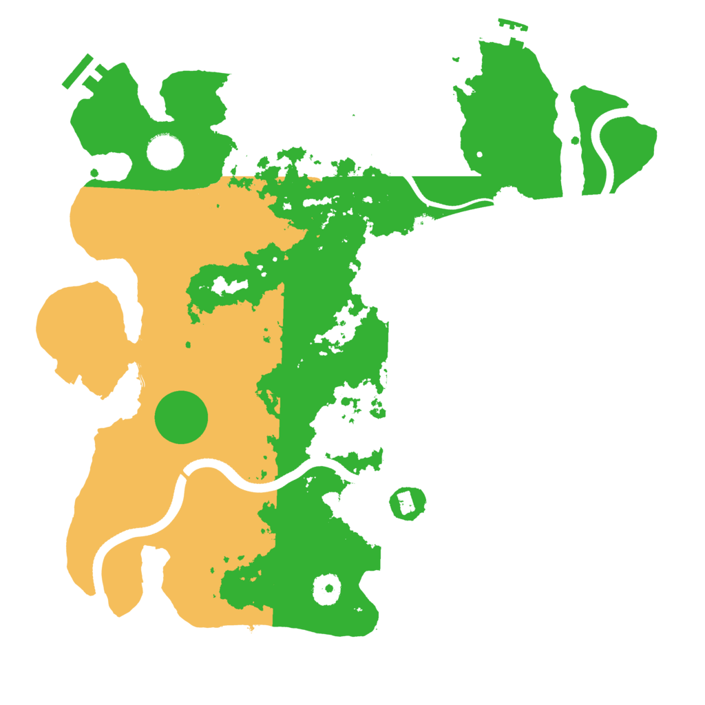 Biome Rust Map: Procedural Map, Size: 3500, Seed: 752231764