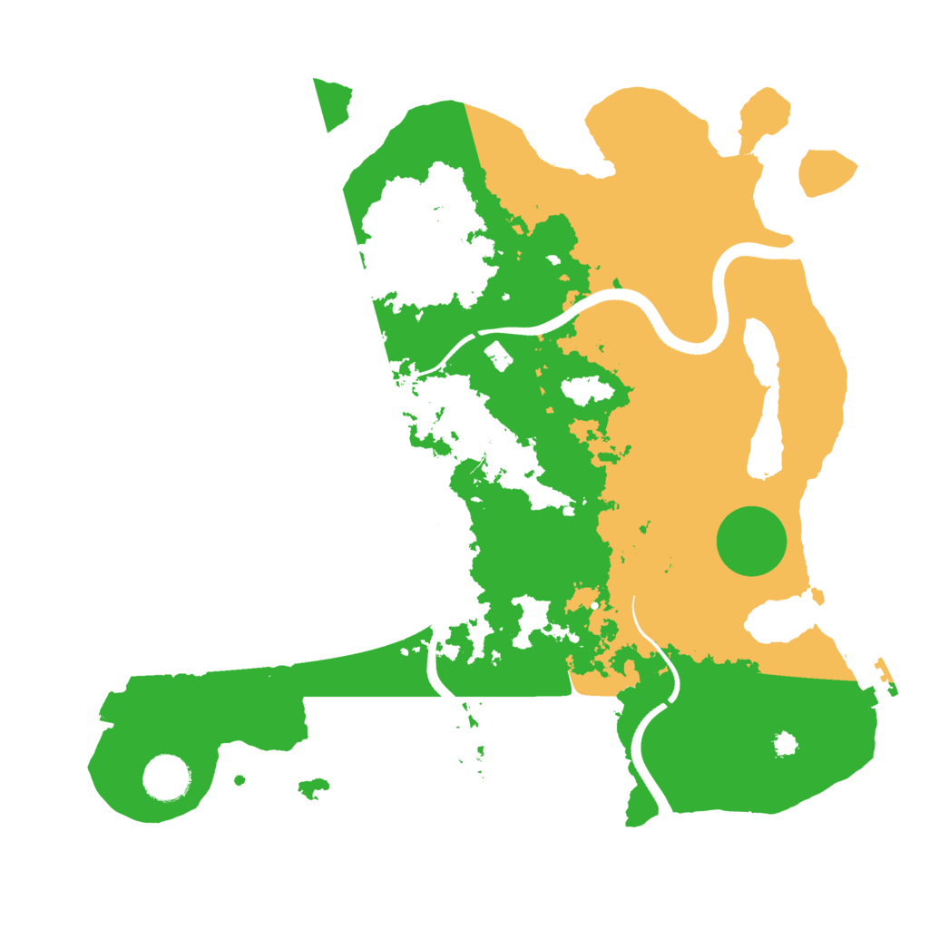 Biome Rust Map: Procedural Map, Size: 3500, Seed: 1734647515