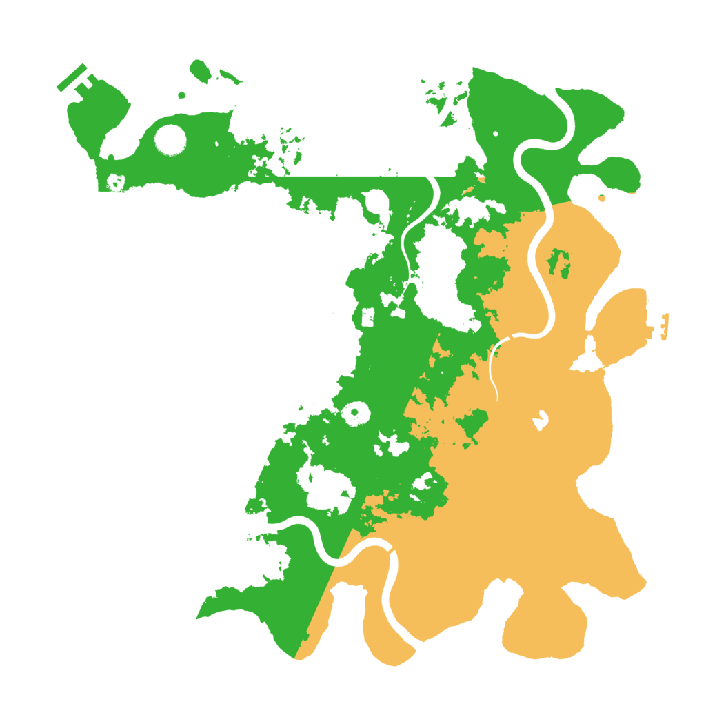 Biome Rust Map: Procedural Map, Size: 4000, Seed: 20011227