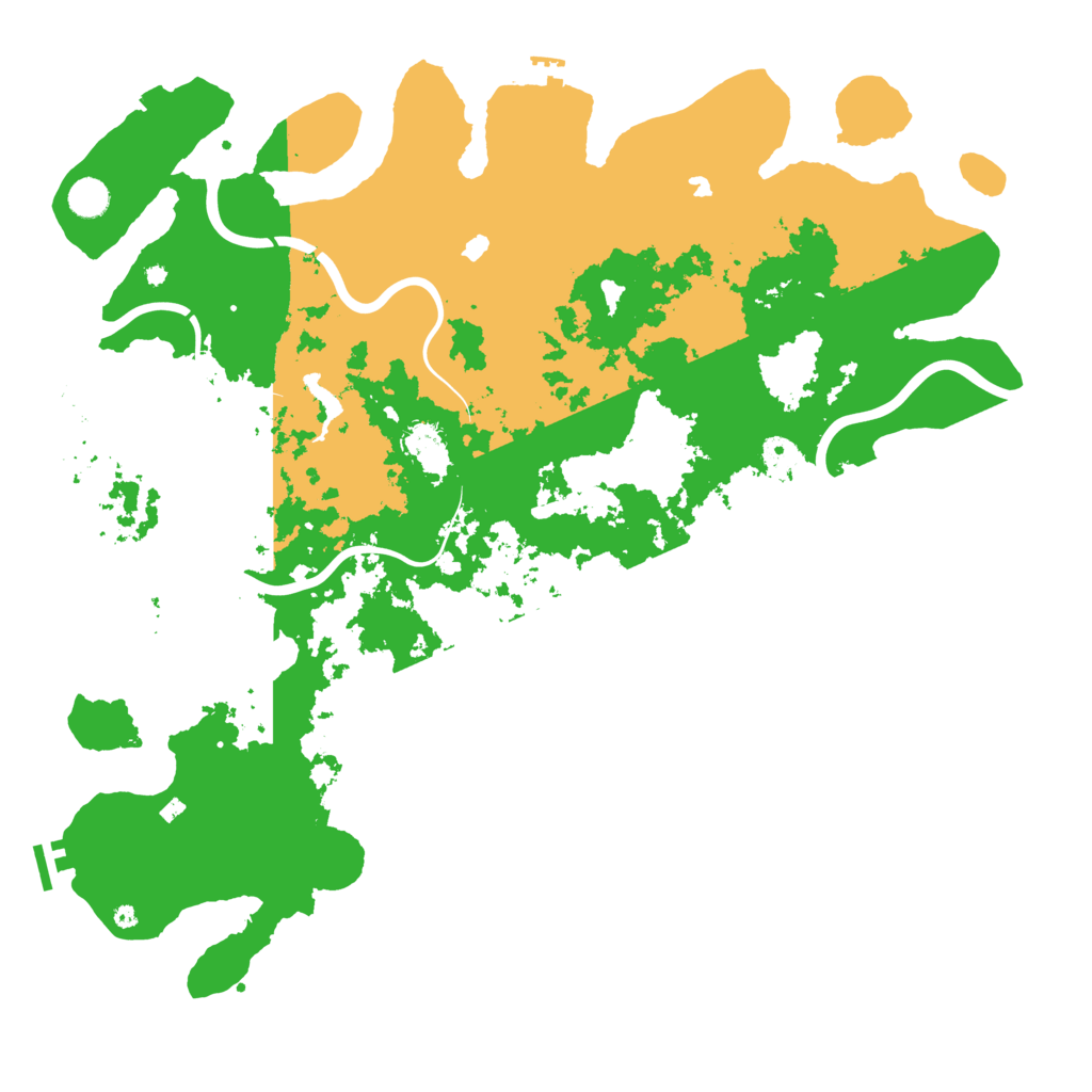 Biome Rust Map: Procedural Map, Size: 4750, Seed: 43778767