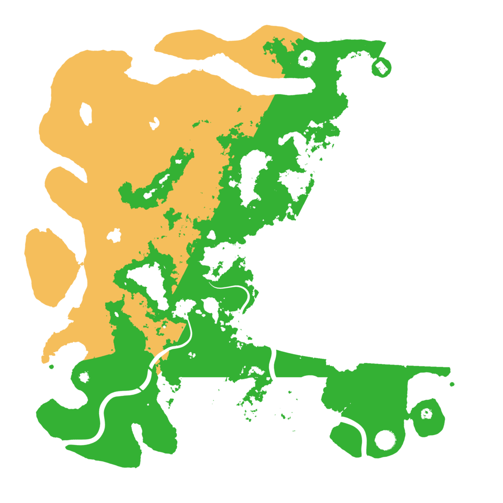 Biome Rust Map: Procedural Map, Size: 4500, Seed: 2043754752