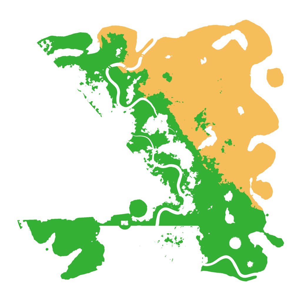 Biome Rust Map: Procedural Map, Size: 4500, Seed: 756432