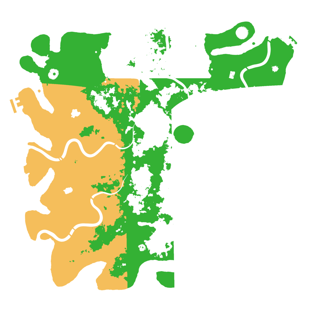 Biome Rust Map: Procedural Map, Size: 4500, Seed: 756431