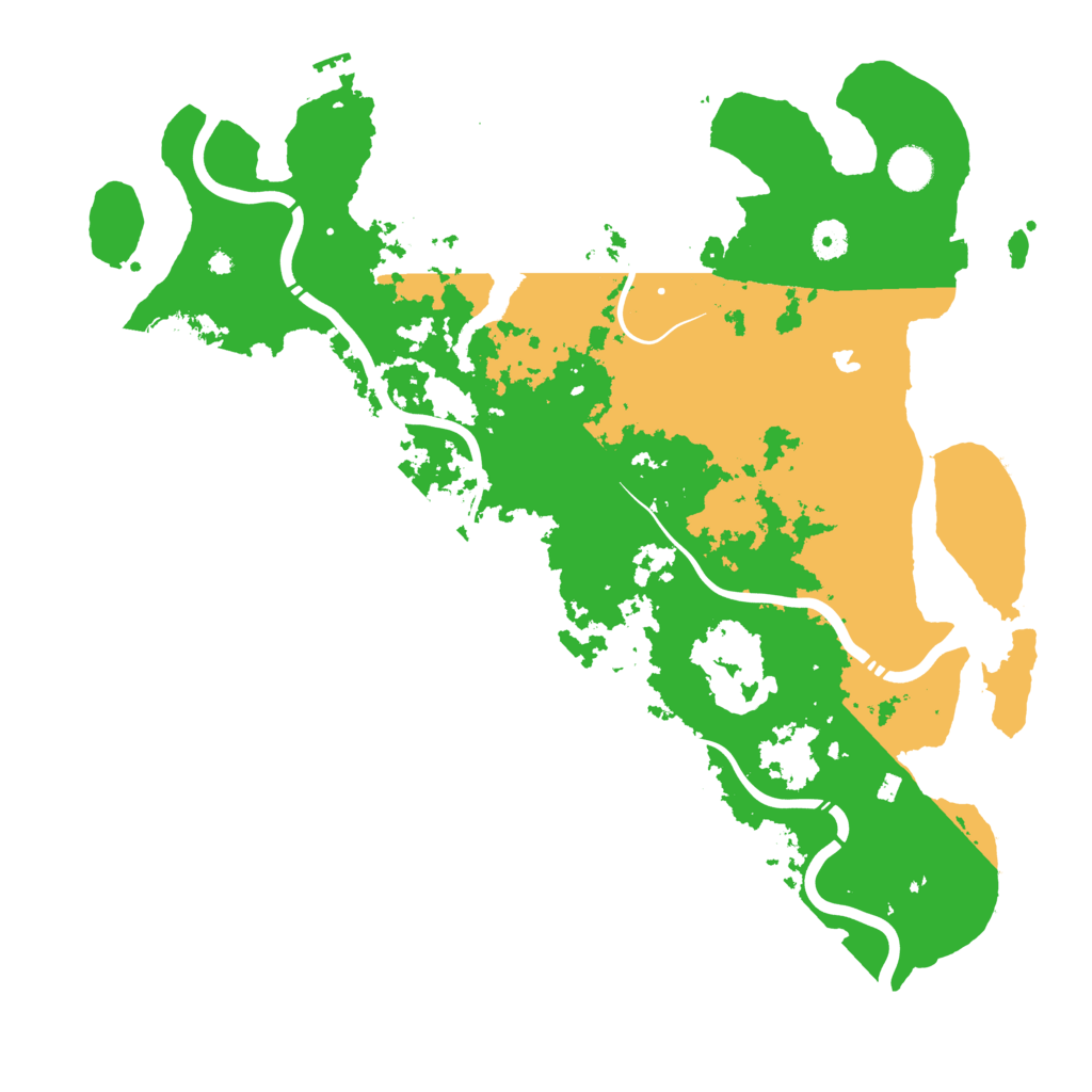 Biome Rust Map: Procedural Map, Size: 4300, Seed: 1996134441
