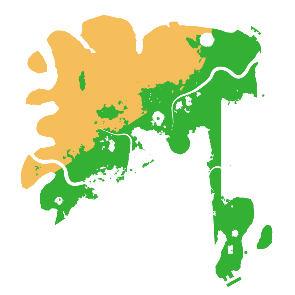 Biome Rust Map: Procedural Map, Size: 3750, Seed: 3458388