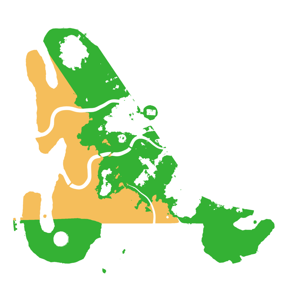Biome Rust Map: Procedural Map, Size: 3500, Seed: 1654197094