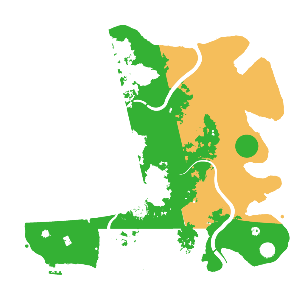 Biome Rust Map: Procedural Map, Size: 3500, Seed: 2133538053
