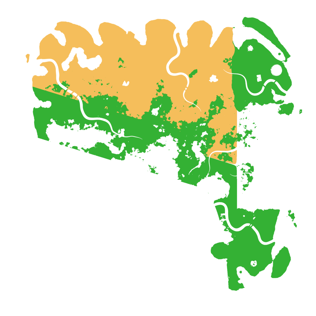 Biome Rust Map: Procedural Map, Size: 5000, Seed: 881608634