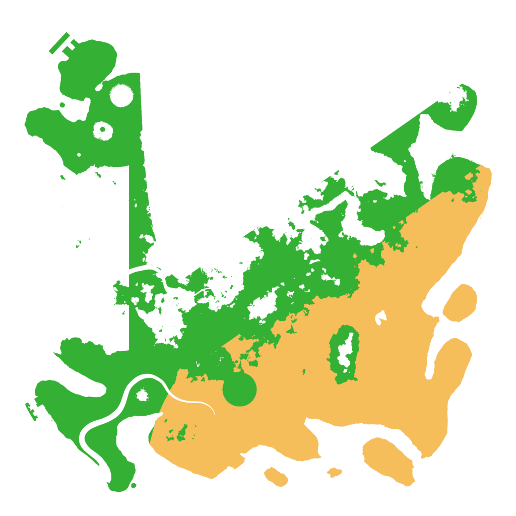 Biome Rust Map: Procedural Map, Size: 4000, Seed: 218827584