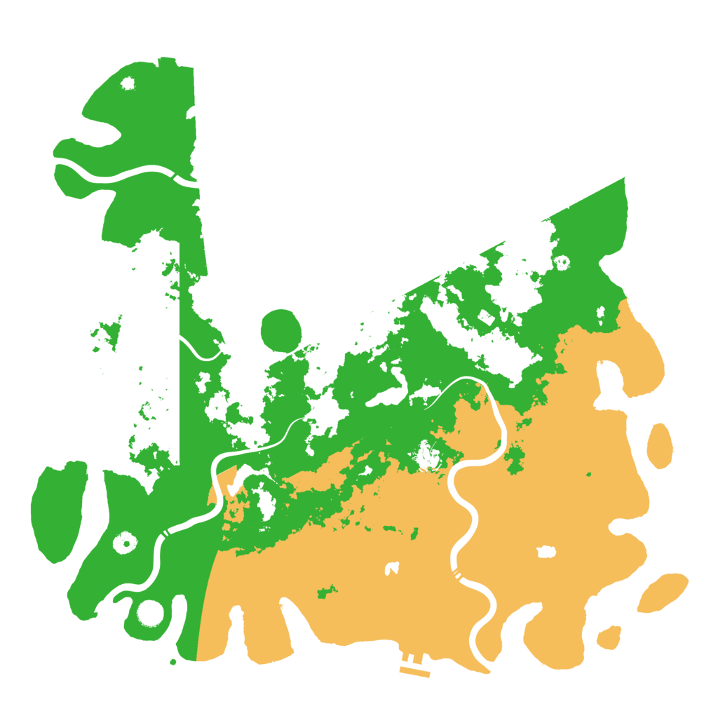 Biome Rust Map: Procedural Map, Size: 4750, Seed: 423063127