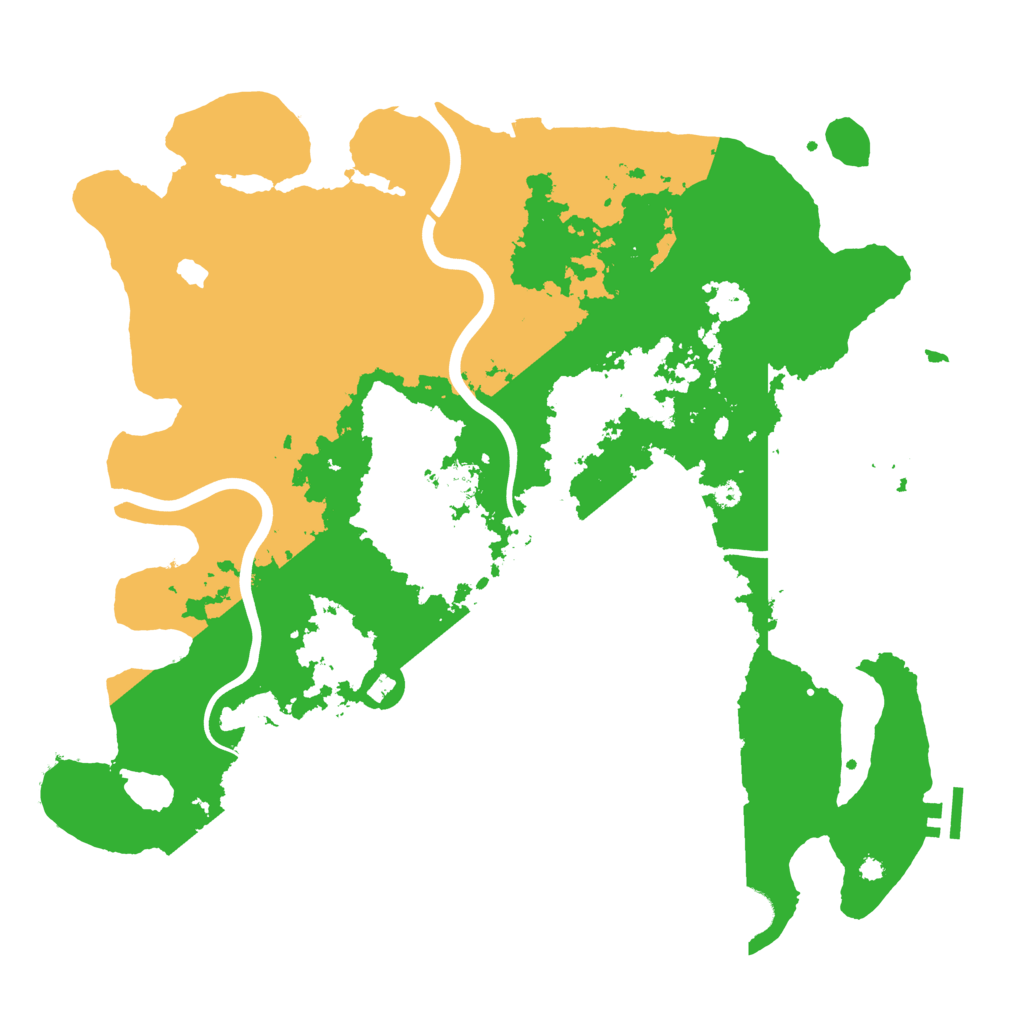 Biome Rust Map: Procedural Map, Size: 4000, Seed: 2018052103