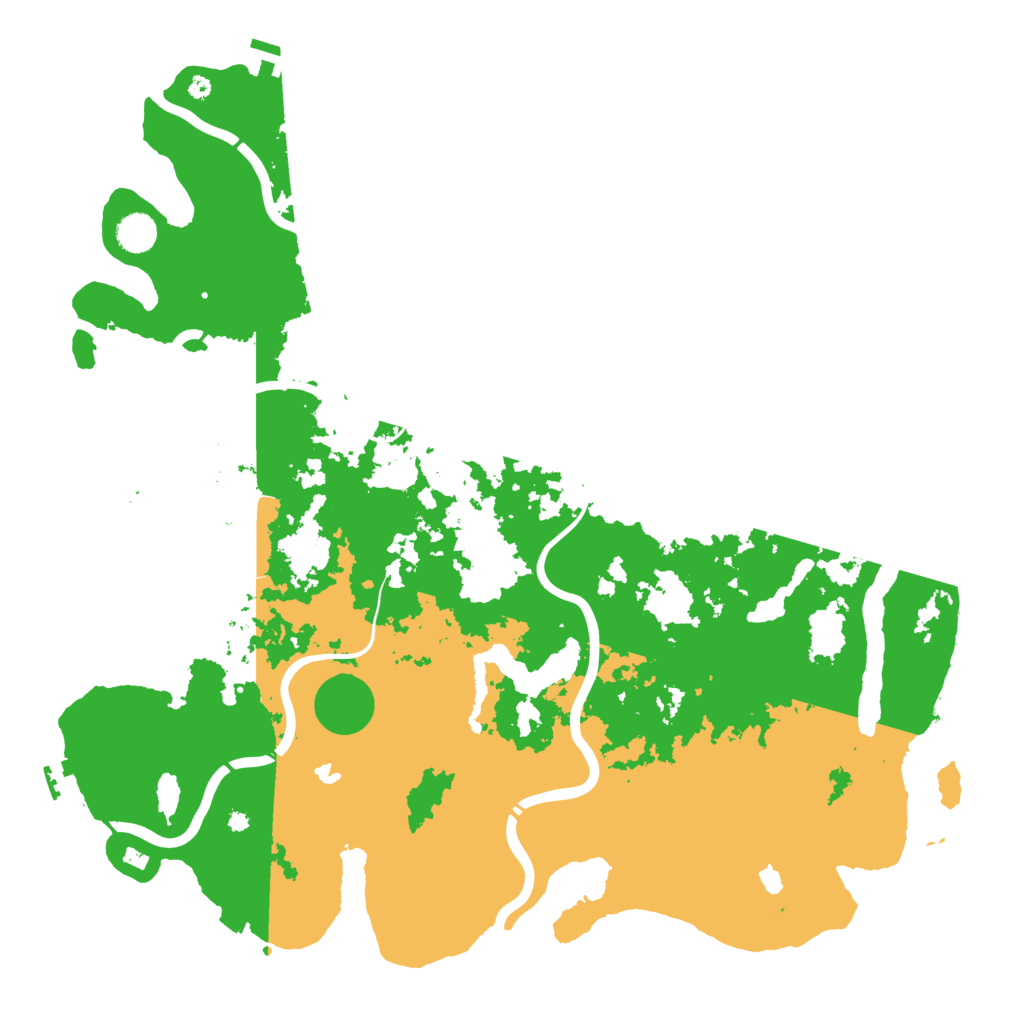 Biome Rust Map: Procedural Map, Size: 4500, Seed: 1373481359