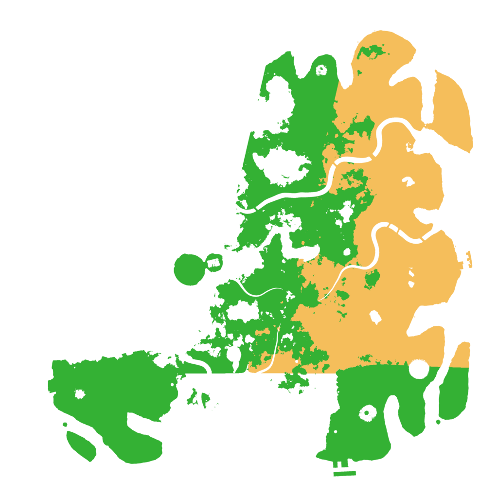 Biome Rust Map: Procedural Map, Size: 4500, Seed: 1558045164