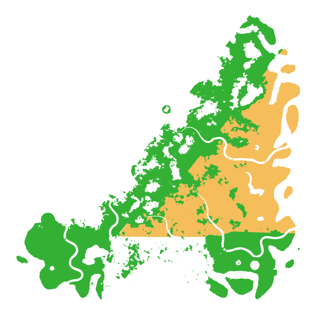 Biome Rust Map: Procedural Map, Size: 6000, Seed: 234561