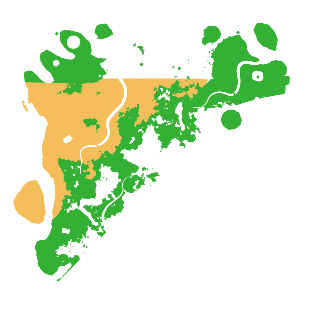 Biome Rust Map: Procedural Map, Size: 4200, Seed: 85732194