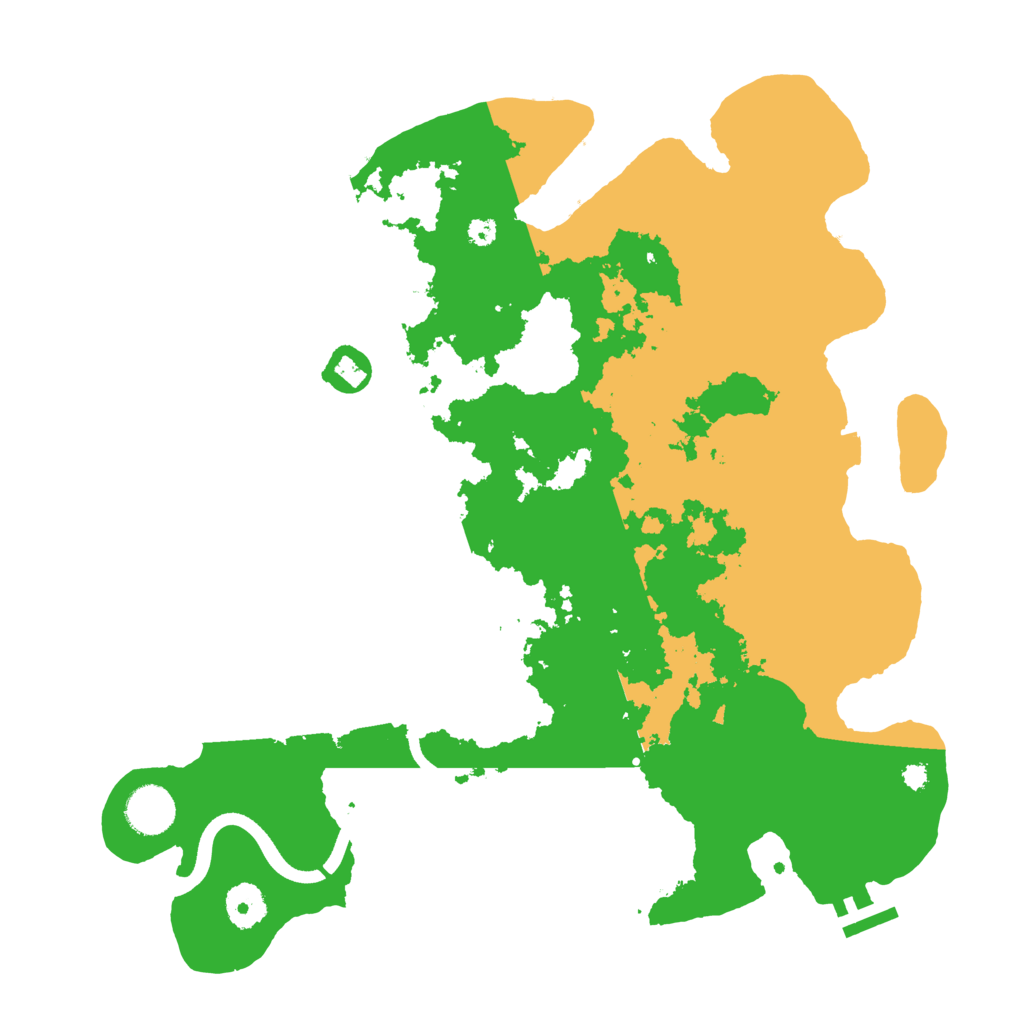 Biome Rust Map: Procedural Map, Size: 3650, Seed: 63621701