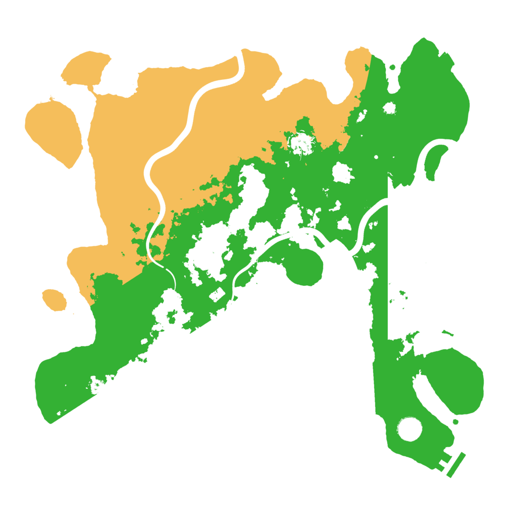 Biome Rust Map: Procedural Map, Size: 3750, Seed: 260703