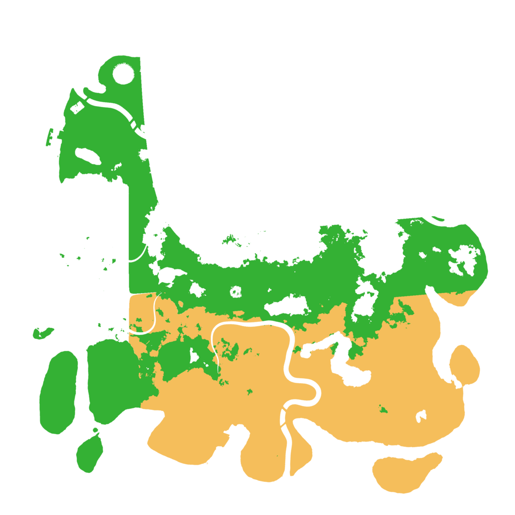 Biome Rust Map: Procedural Map, Size: 4300, Seed: 647527