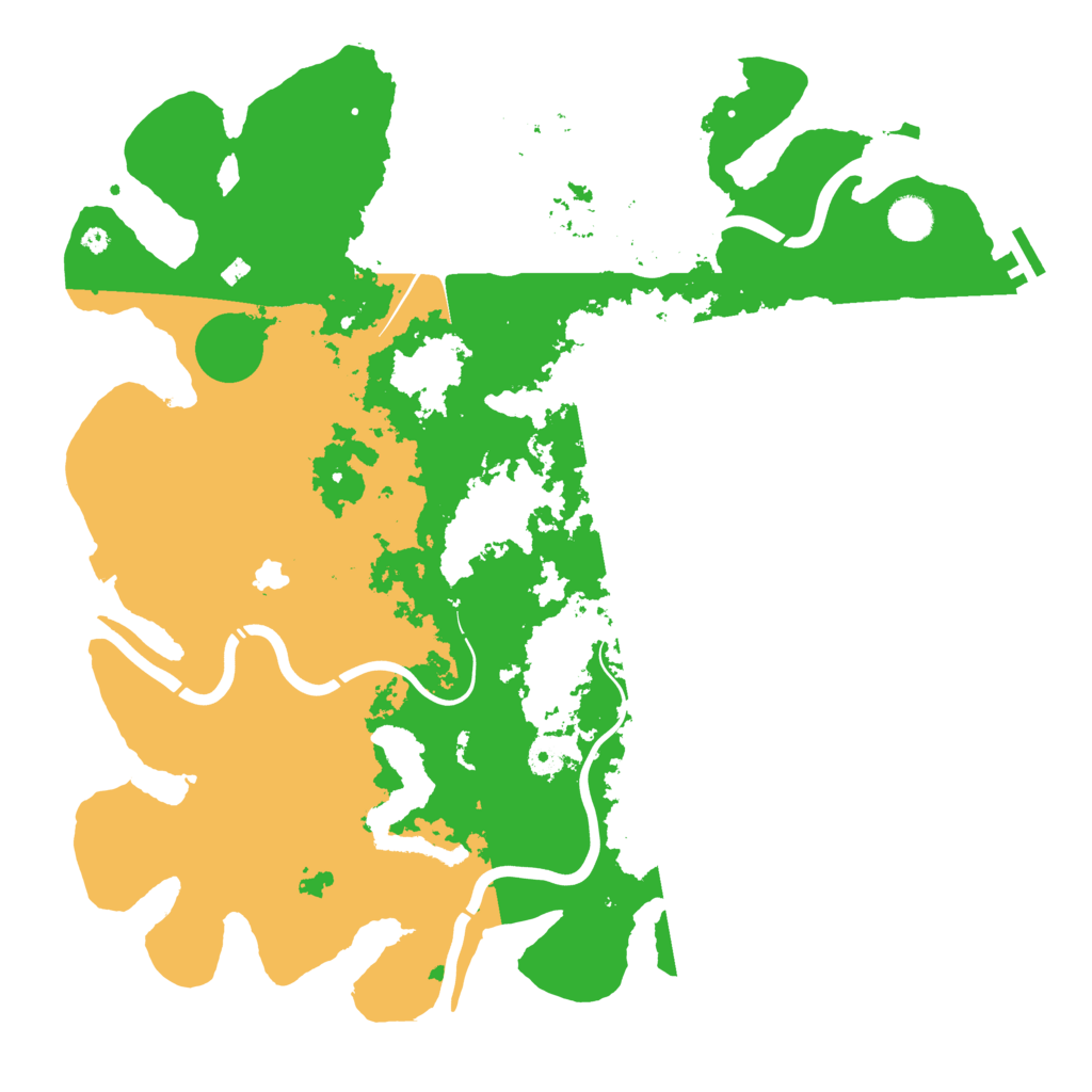 Biome Rust Map: Procedural Map, Size: 4250, Seed: 116666107
