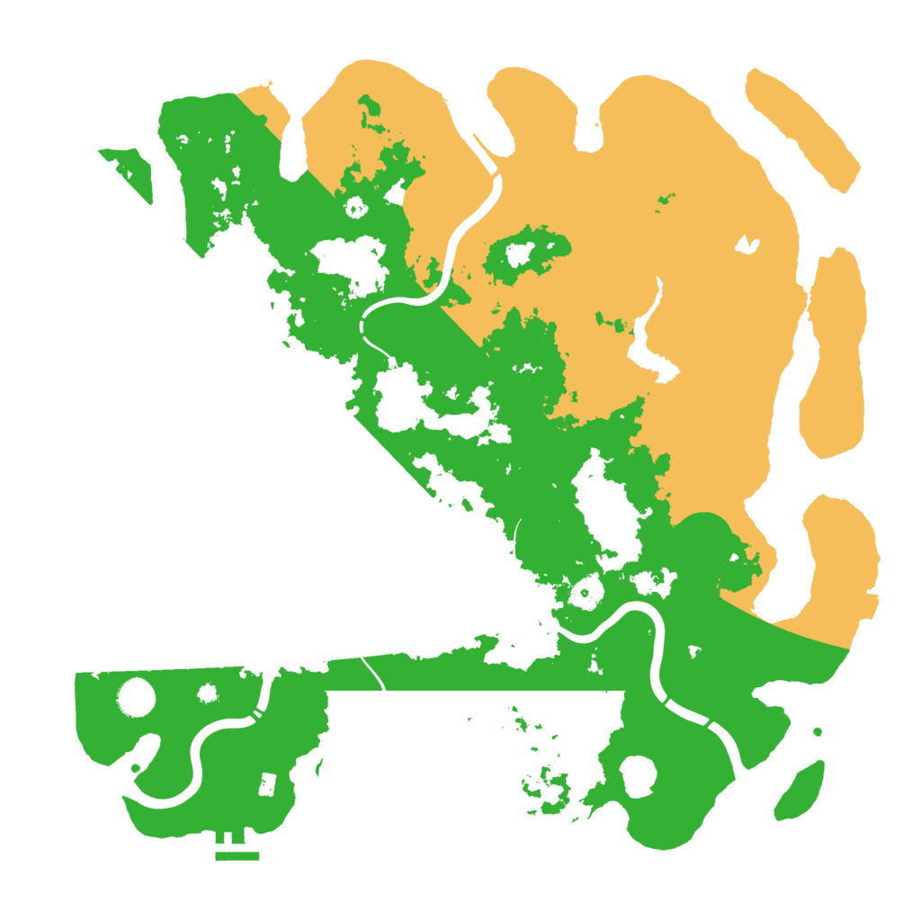 Biome Rust Map: Procedural Map, Size: 4250, Seed: 1311278135