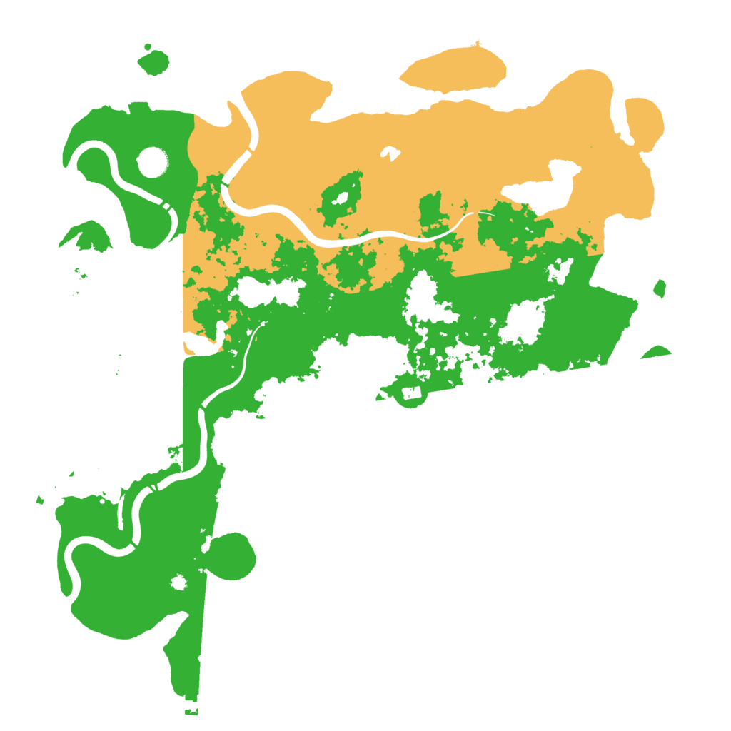 Biome Rust Map: Procedural Map, Size: 4250, Seed: 499586
