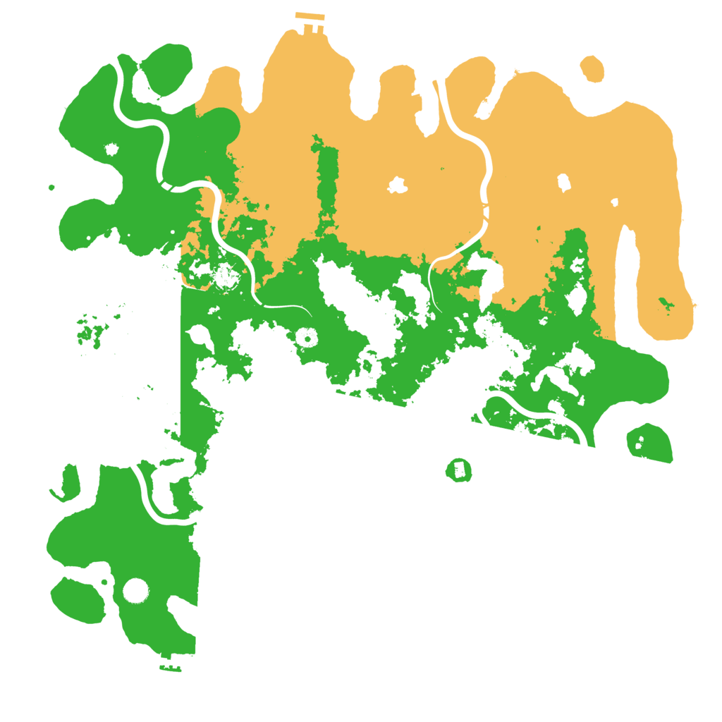 Biome Rust Map: Procedural Map, Size: 5000, Seed: 265669737