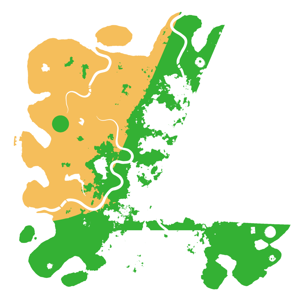 Biome Rust Map: Procedural Map, Size: 4800, Seed: 818978218