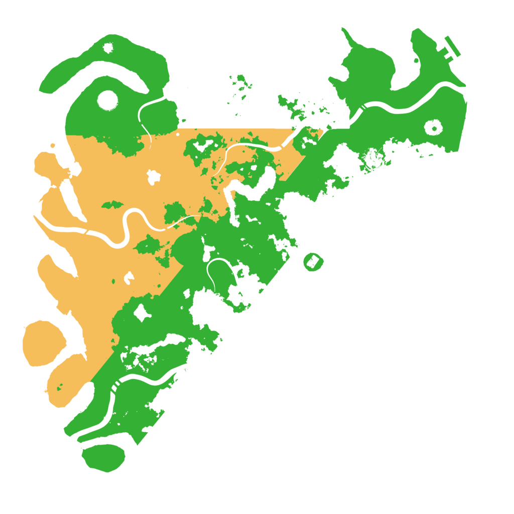 Biome Rust Map: Procedural Map, Size: 4500, Seed: 2097316525