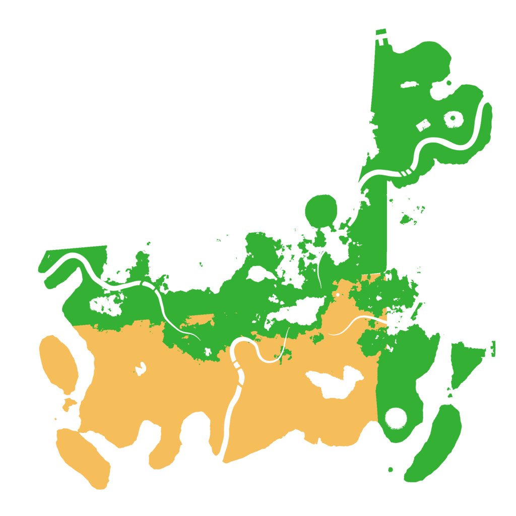 Biome Rust Map: Procedural Map, Size: 4250, Seed: 701810851