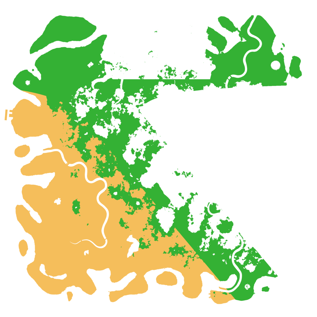 Biome Rust Map: Procedural Map, Size: 6000, Seed: 285951