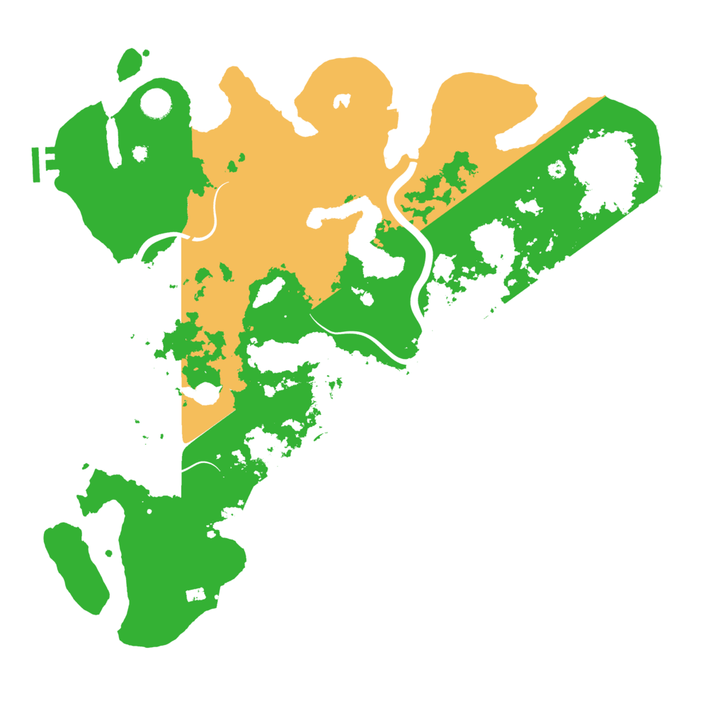 Biome Rust Map: Procedural Map, Size: 4200, Seed: 88118842