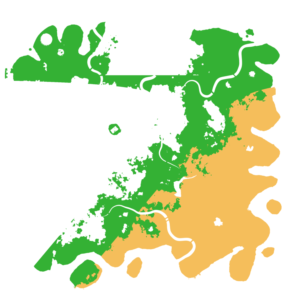 Biome Rust Map: Procedural Map, Size: 4500, Seed: 1137870648