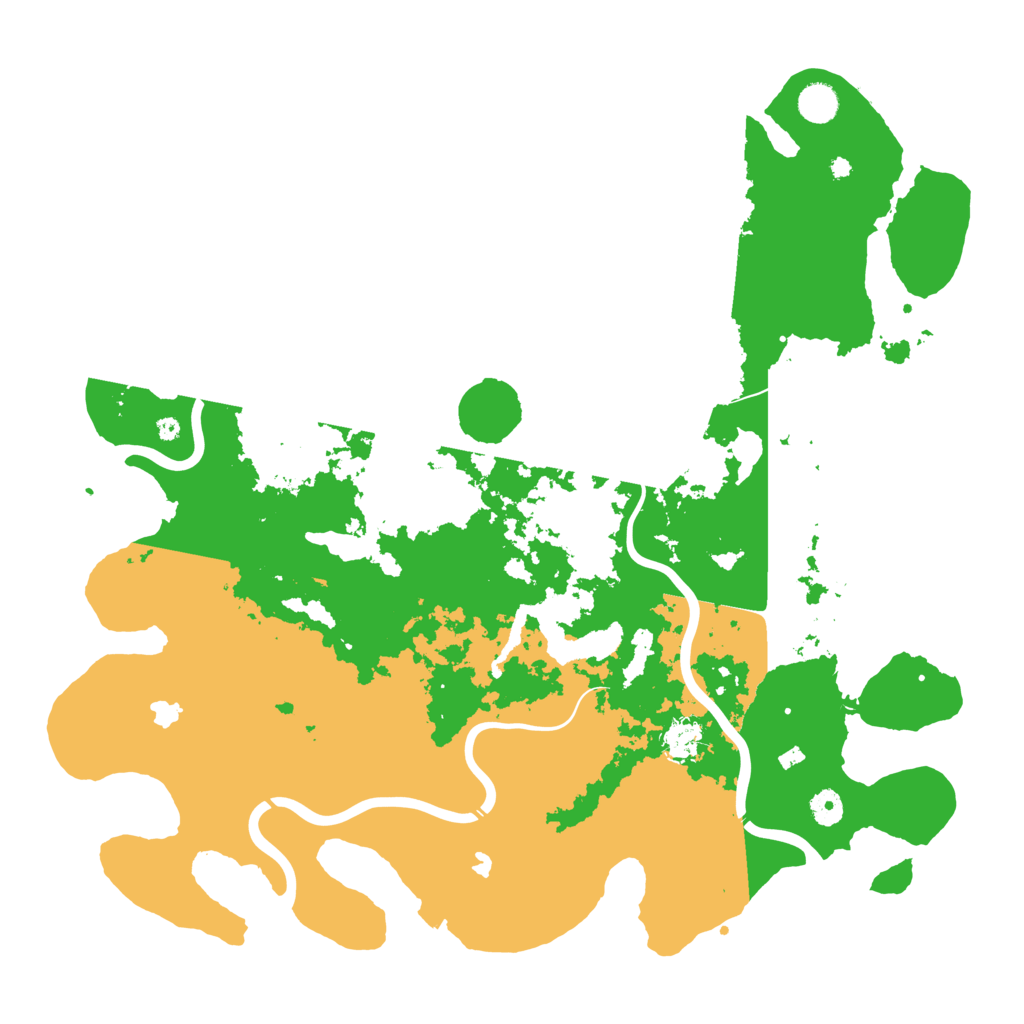 Biome Rust Map: Procedural Map, Size: 4500, Seed: 2082036739